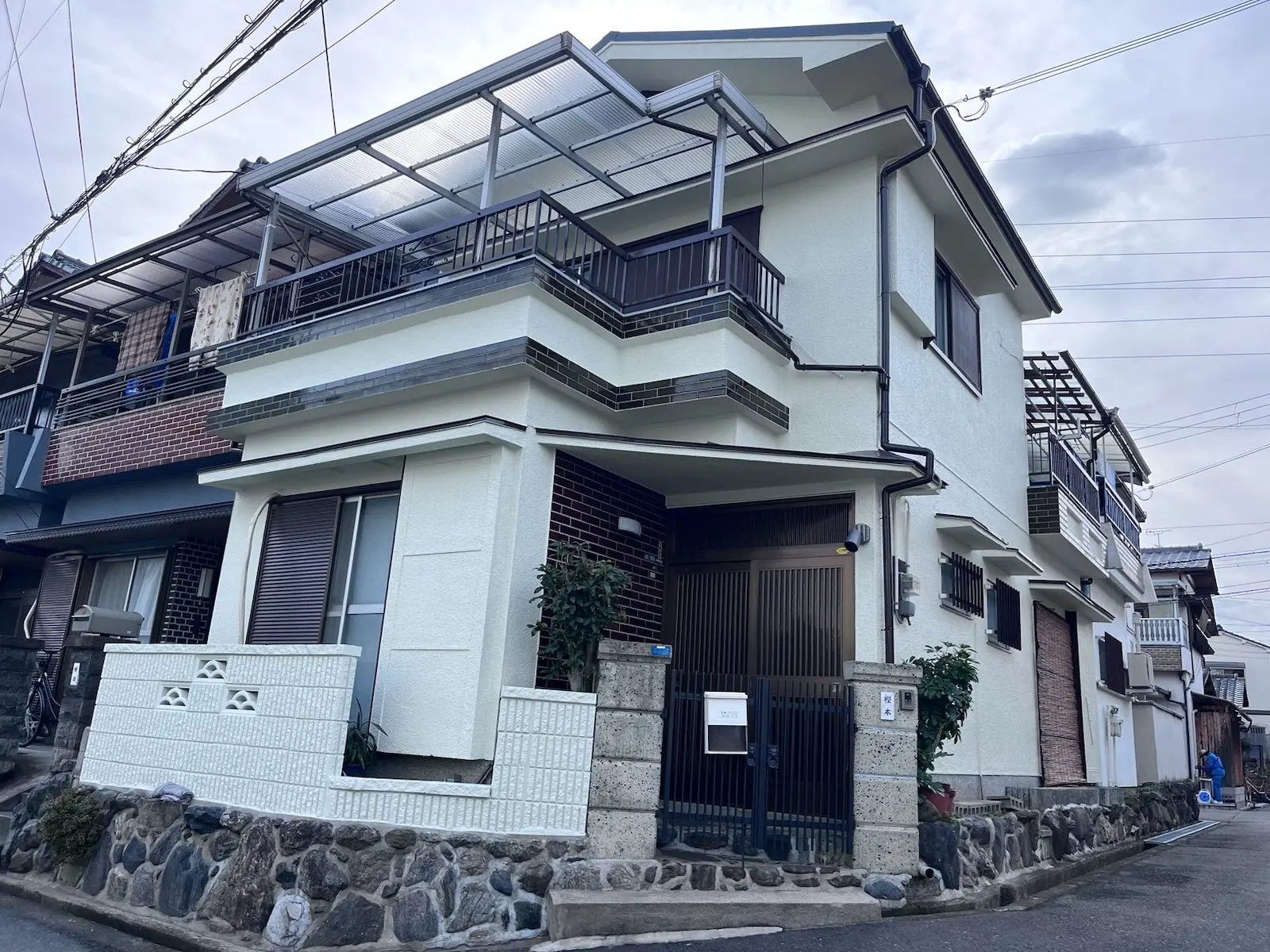 八尾市 戸建住宅の外壁塗装施工事例