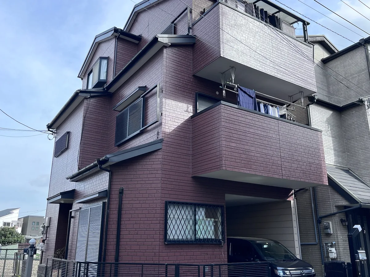 八尾市 No.8 外壁塗装・屋根カバー工事の施工事例