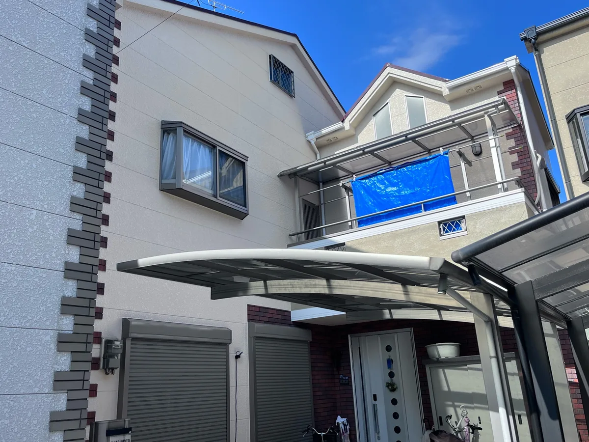 八尾市 No.23 外壁・屋根塗装工事の施工事例