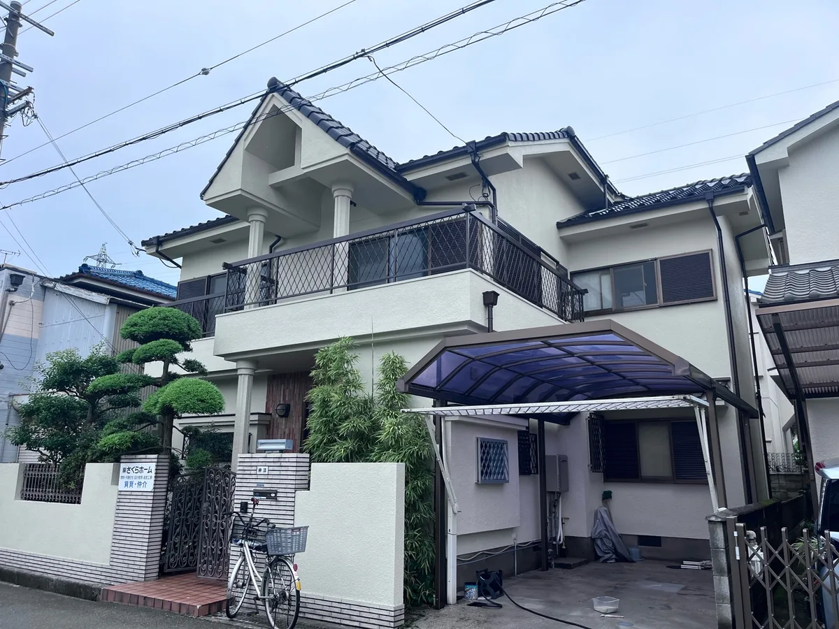 八尾市 No.45 外壁塗装工事の施工事例
