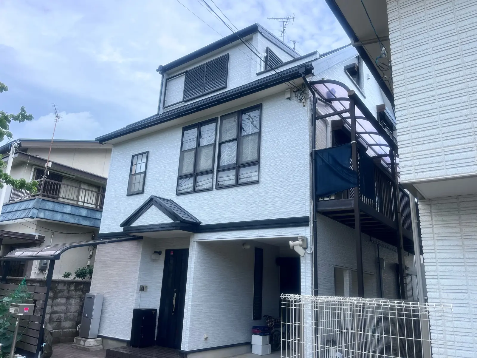 東大阪市 戸建住宅の外壁塗装・屋根塗装施工事例