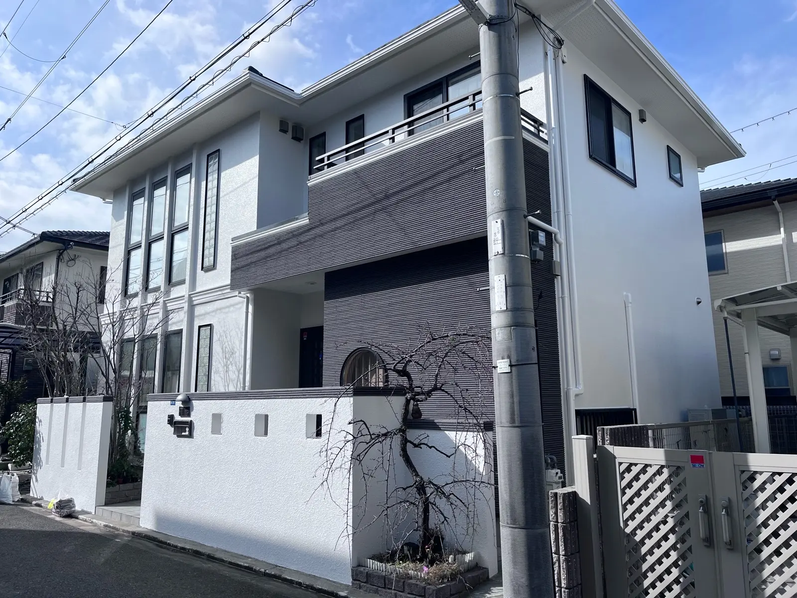 東大阪市 戸建住宅の外壁塗装施工事例